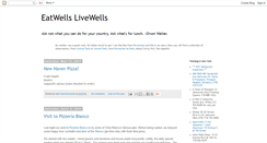 Desktop Screenshot of eatwellslivewells.com